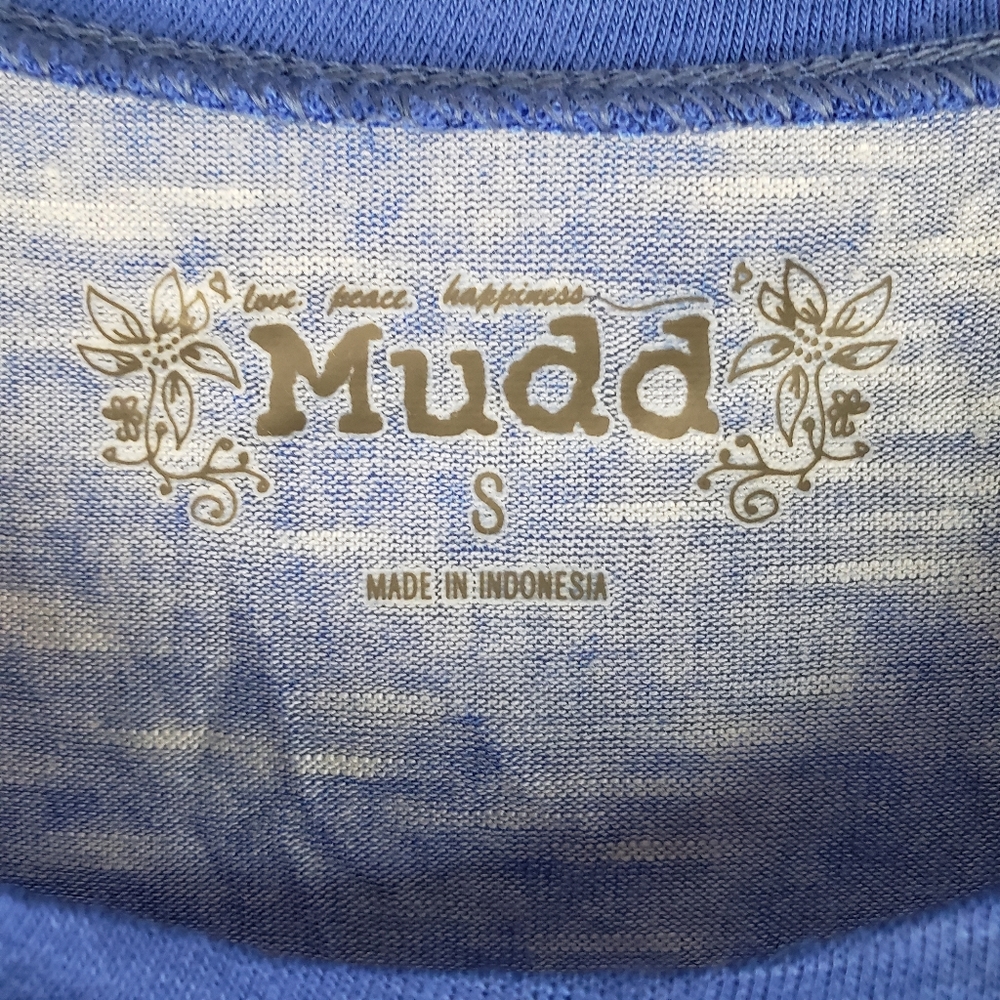 Mudd White Blue Ombre Tank Top S - Picture 3 of 6